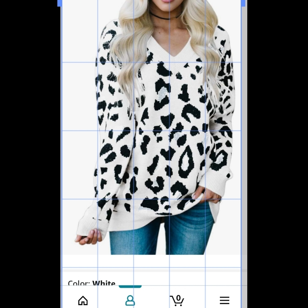 Leopard print sweater